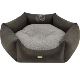 Ортопедично луксозно легло CAZO Soft Bed Premium Grey със свалящ се калъф
